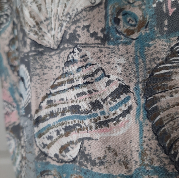 Vintage 1950s Sidney Kramer Seashell Dress - Picture 6 of 11